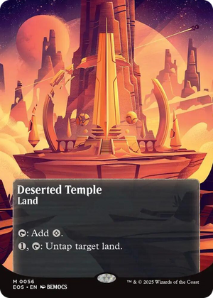 0056 Deserted Temple (0056) (Borderless) M Edge of Eternities: Stellar Sights