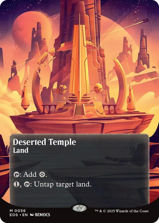 0056 Deserted Temple (0056) (Borderless) M Edge of Eternities: Stellar Sights