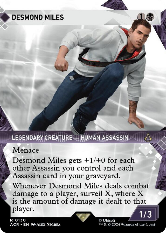 0130 Desmond Miles (Showcase) R Universes Beyond: Assassin's Creed