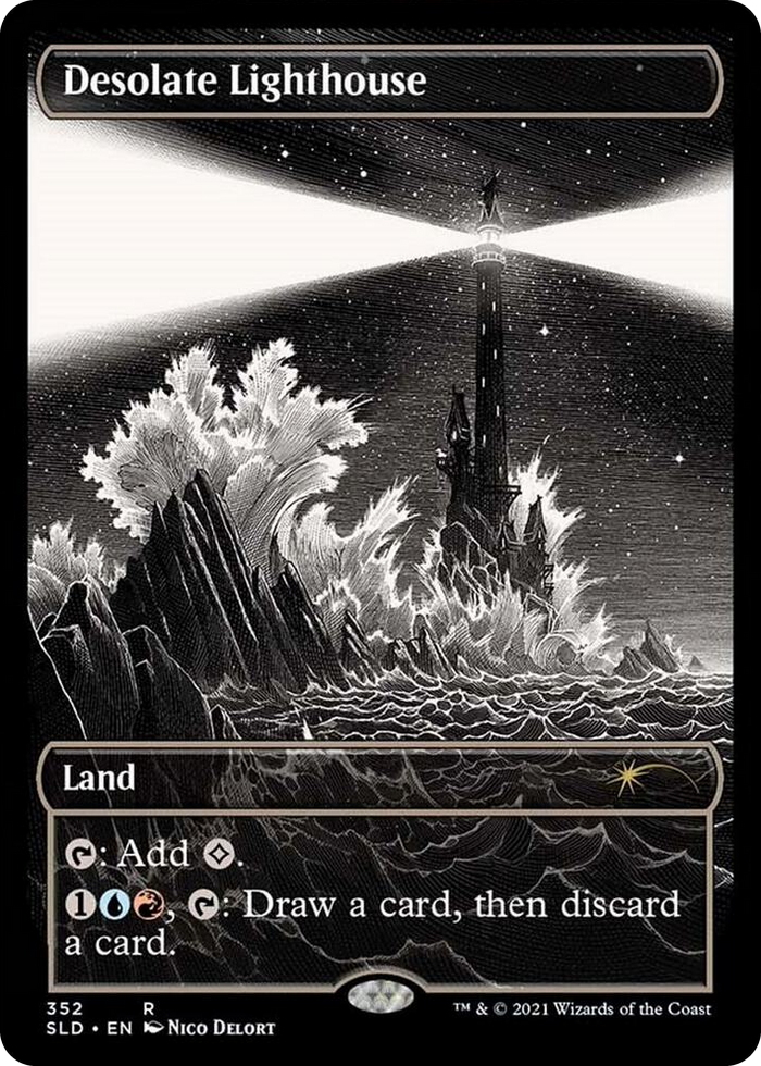 Desolate Lighthouse #352 R - Secret Lair Drop Series Pokemon card