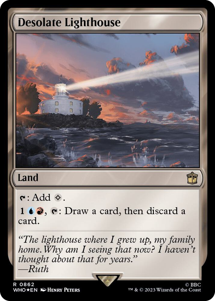 0862 Desolate Lighthouse (Surge Foil) R Universes Beyond: Doctor Who