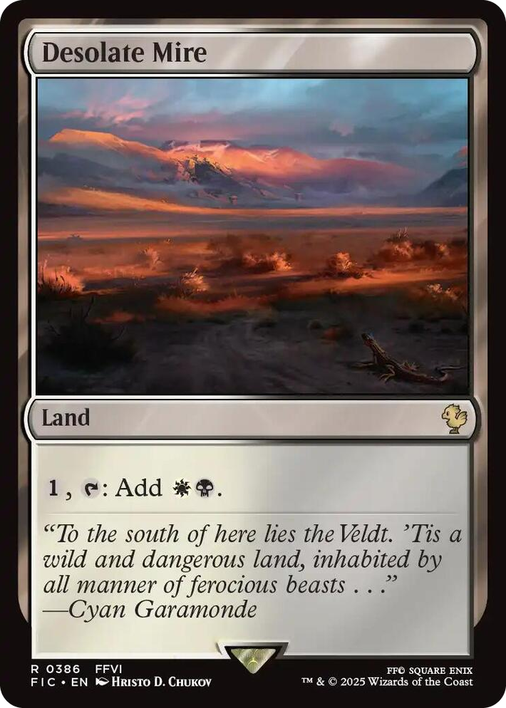 0386 Desolate Mire R Commander: FINAL FANTASY