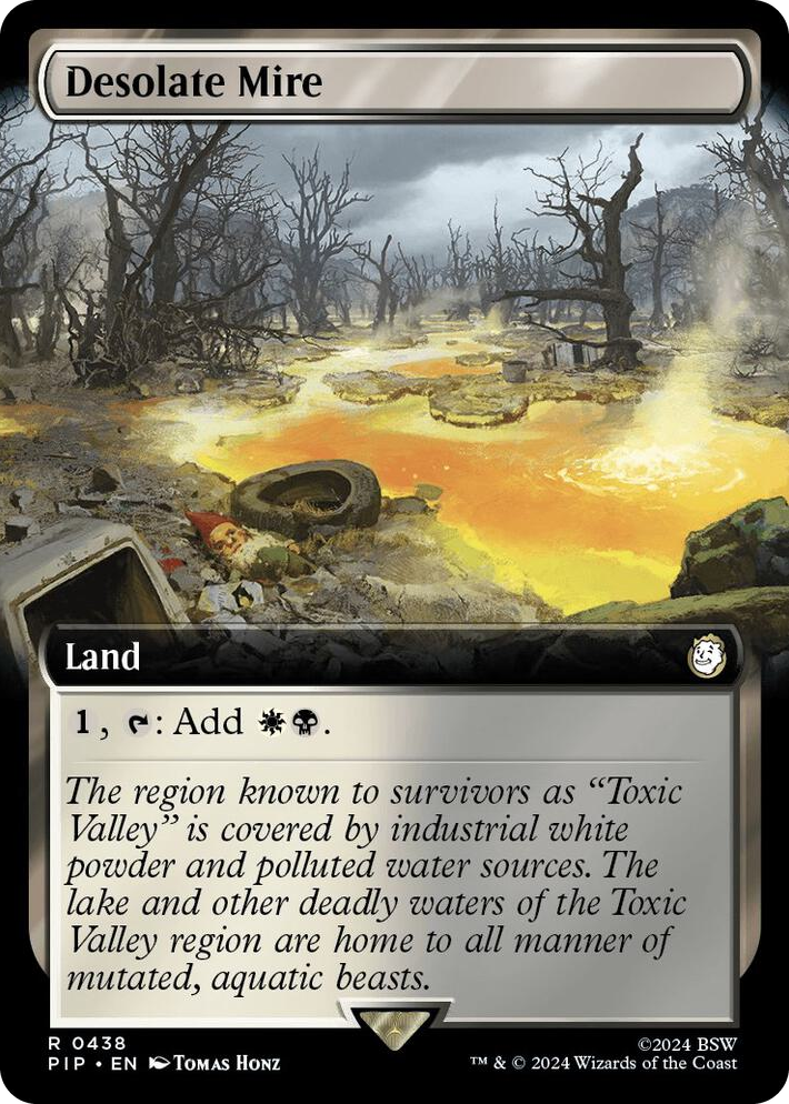 0438 Desolate Mire (Extended Art) R Universes Beyond: Fallout