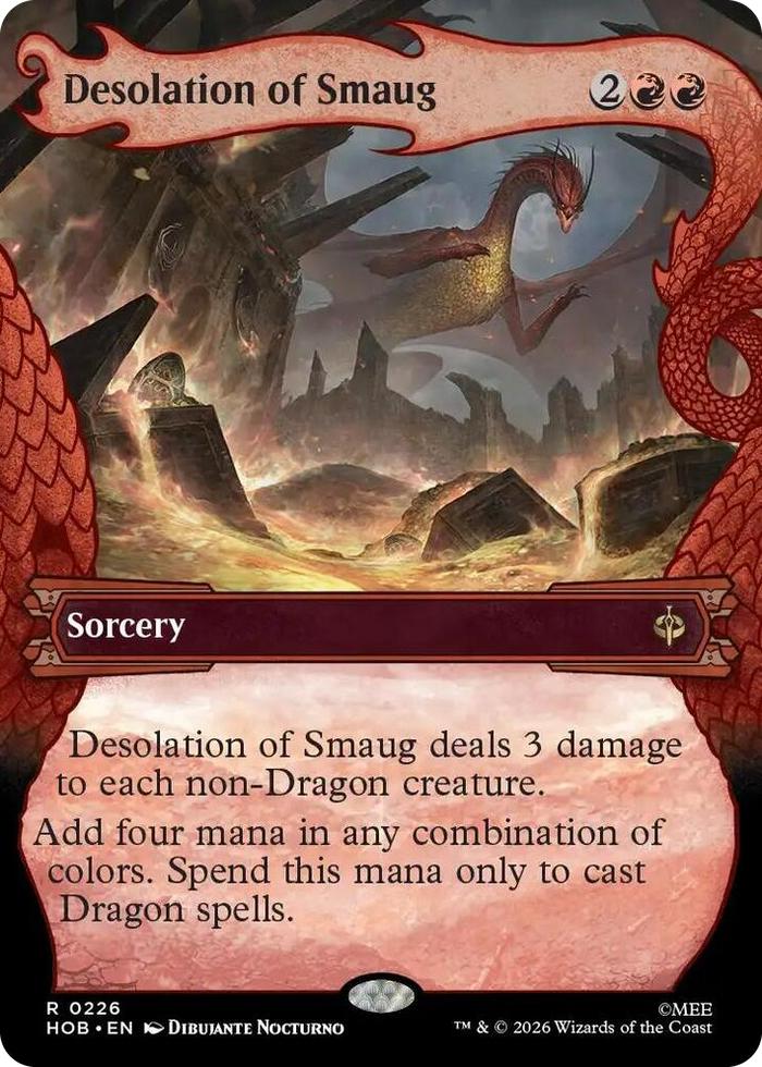 Desolation of Smaug (Showcase) #226 R - The Hobbit Pokemon card