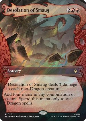 0262 Desolation of Smaug (Showcase) (Surge Foil) R The Hobbit