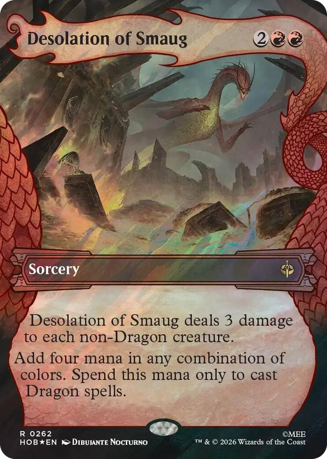 0262 Desolation of Smaug (Showcase) (Surge Foil) R The Hobbit
