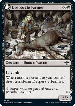 0104 Desperate Farmer C Innistrad: Crimson Vow