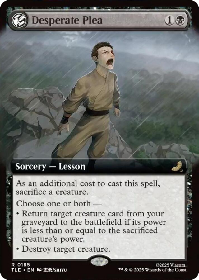 0185 Desperate Plea (Extended Art) R The Last Airbender: Eternal-Legal