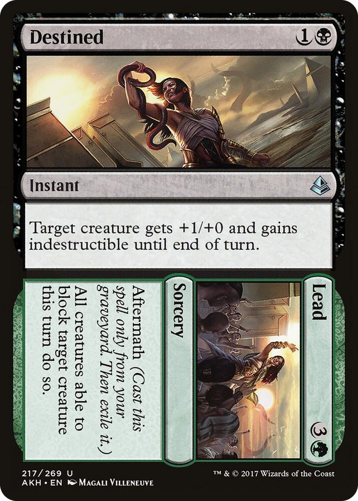 Destined // Lead #217 U - Amonkhet Pokemon card