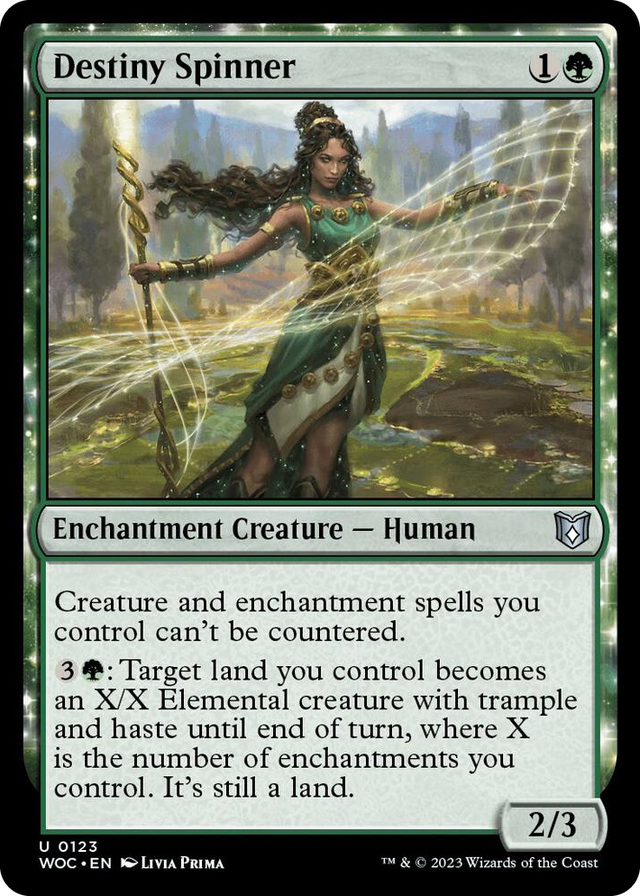 0123 Destiny Spinner U Commander: Wilds of Eldraine
