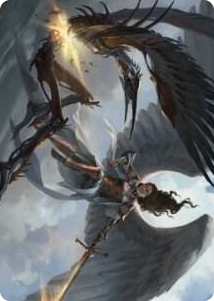 0007 Destroy Evil Art Card S Art Series: Dominaria United