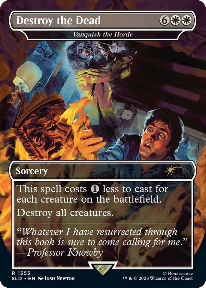 Destroy the Dead - Vanquish the Horde #1353 R - Secret Lair Drop Series Pokemon card