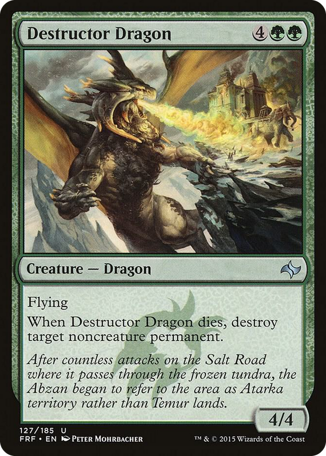 0127 Destructor Dragon U Fate Reforged