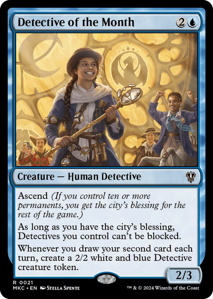 Detective of the Month #21 R - Commander: Murders at Karlov Manor Pokemon card