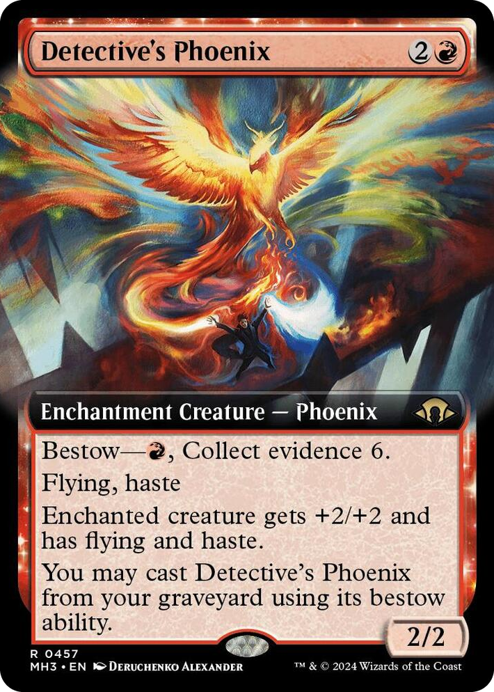 0457 Detective's Phoenix (Extended Art) R Modern Horizons 3