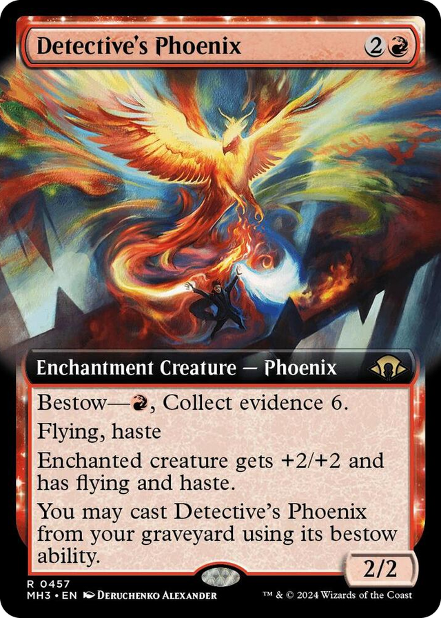 0457 Detective's Phoenix (Extended Art) R Modern Horizons 3