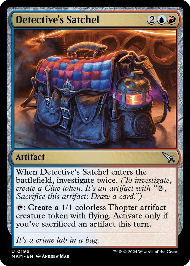 0196 Detective's Satchel U Murders at Karlov Manor