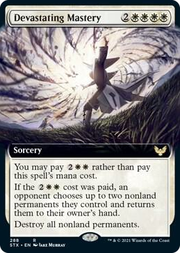 0288 Devastating Mastery (Extended Art) R Strixhaven: School of Mages