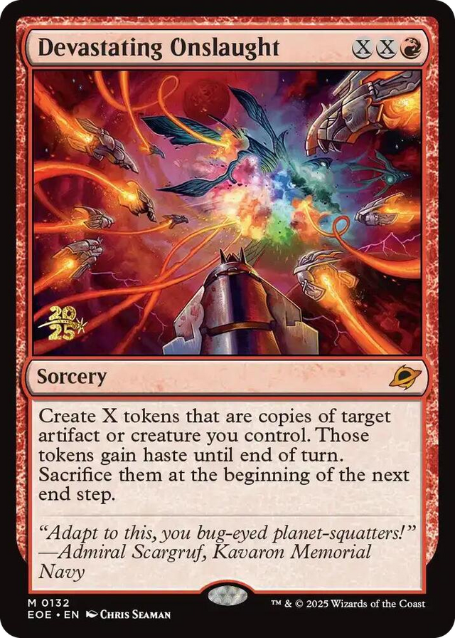 0132 Devastating Onslaught M Prerelease Cards