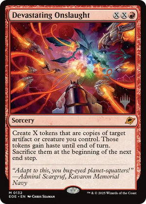 0132 Devastating Onslaught M Promo Pack: Edge of Eternities