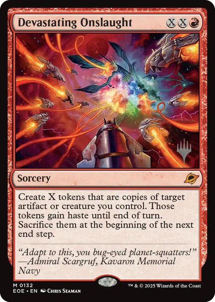0132 Devastating Onslaught M Promo Pack: Edge of Eternities