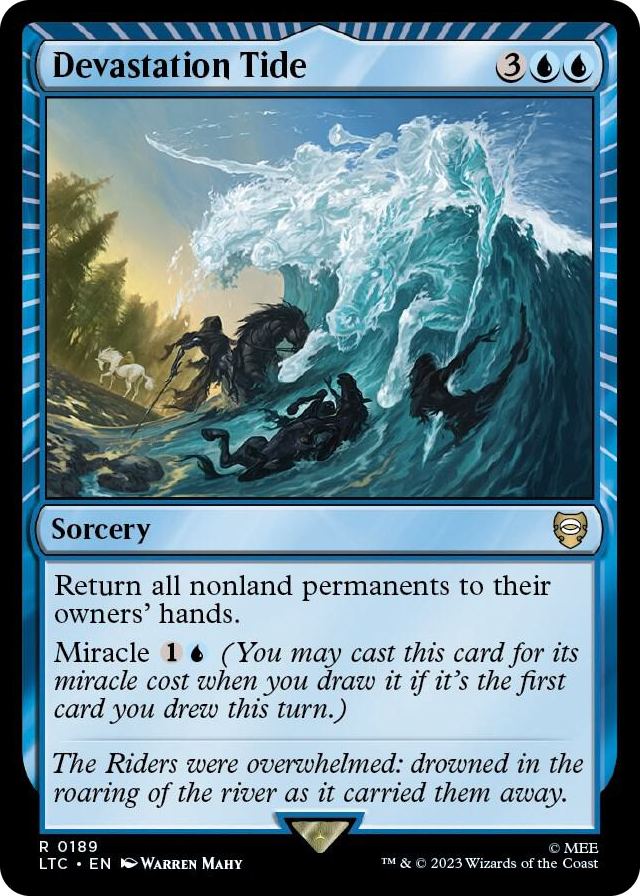 Devastation Tide #189 R - Commander: The Lord of the Rings: Tales of Middle-earth Pokemon card