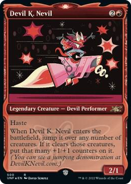 0500 Devil K. Nevil (Showcase) (Galaxy Foil) R Unfinity