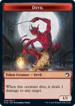 0006 Devil Token T Innistrad: Midnight Hunt