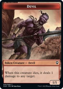 0010 Devil Token T Commander Legends: Battle for Baldur's Gate