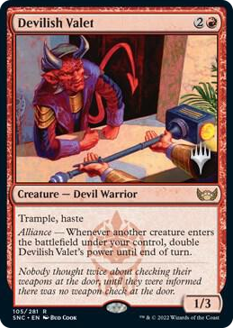 0105 Devilish Valet R Promo Pack: Streets of New Capenna