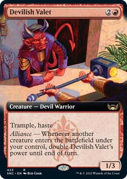 0423 Devilish Valet (Extended Art) R Streets of New Capenna