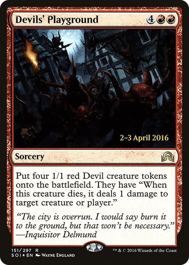 Devils' Playground #151 R - Prerelease Cards Pokemon card