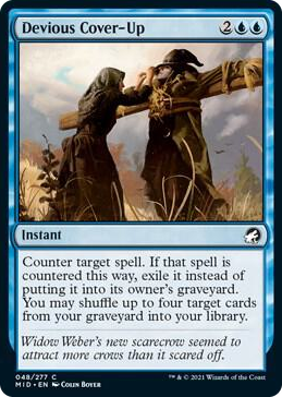 0048 Devious Cover-Up C Innistrad: Midnight Hunt