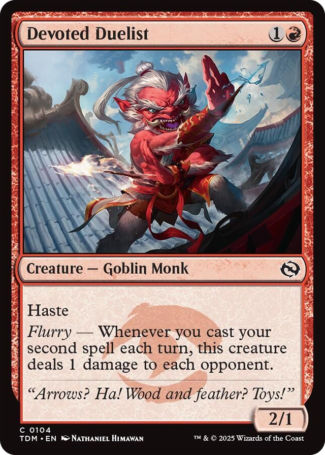 0104 Devoted Duelist C Dragonstorm