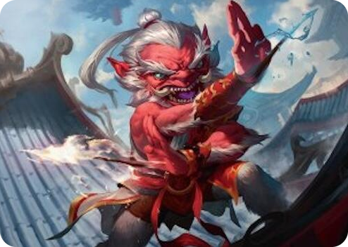 0015 Devoted Duelist Art Card (15/54) S Art Series: Tarkir: Dragonstorm
