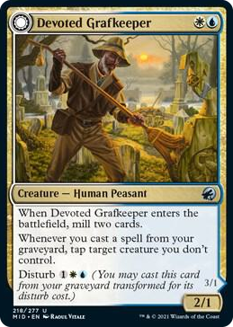 0218 Devoted Grafkeeper U Innistrad: Midnight Hunt