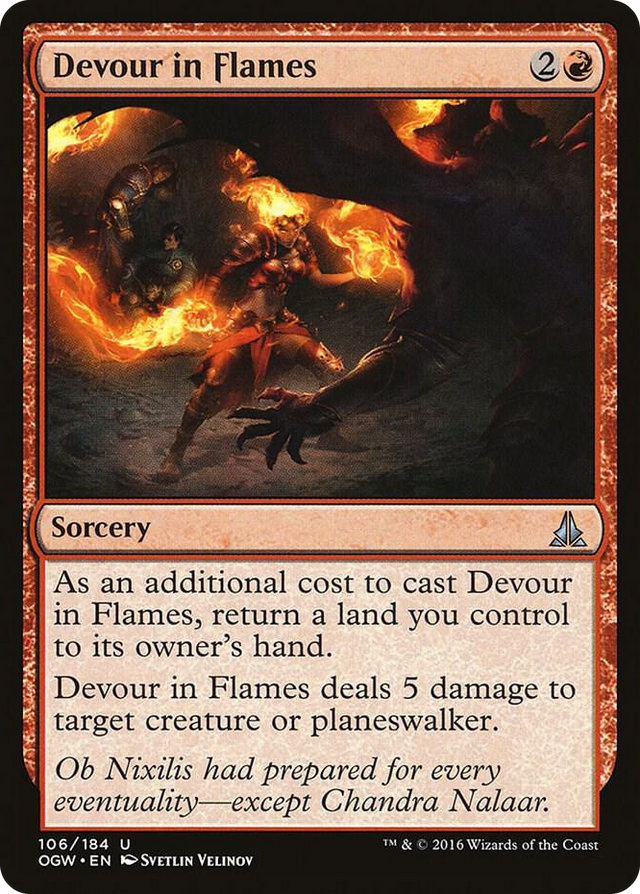 0106 Devour in Flames U Oath of the Gatewatch