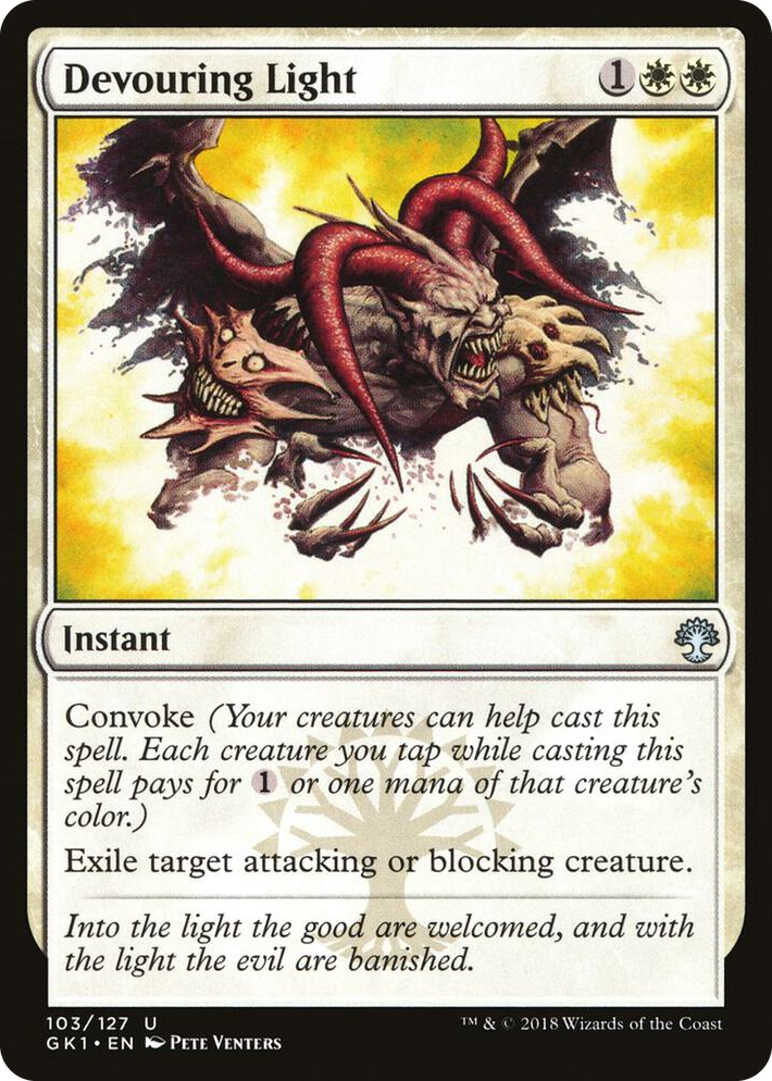 0103 Devouring Light U Guilds of Ravnica: Guild Kits