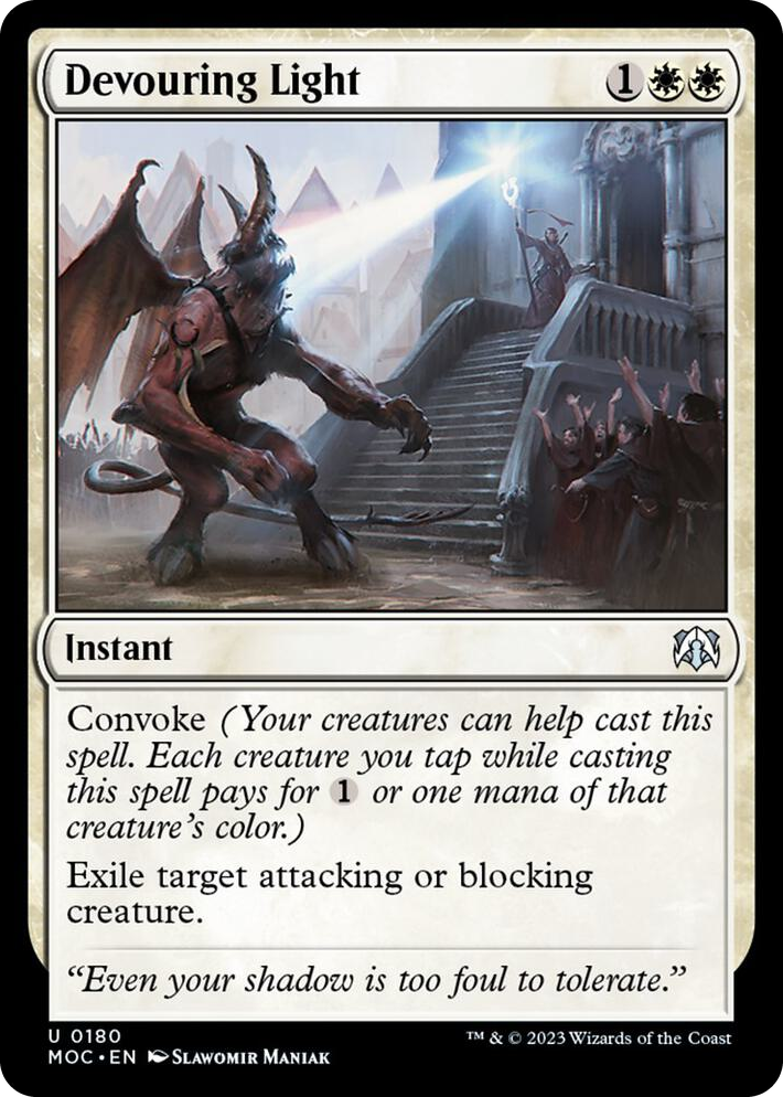 0180 Devouring Light U Commander: March of the Machine