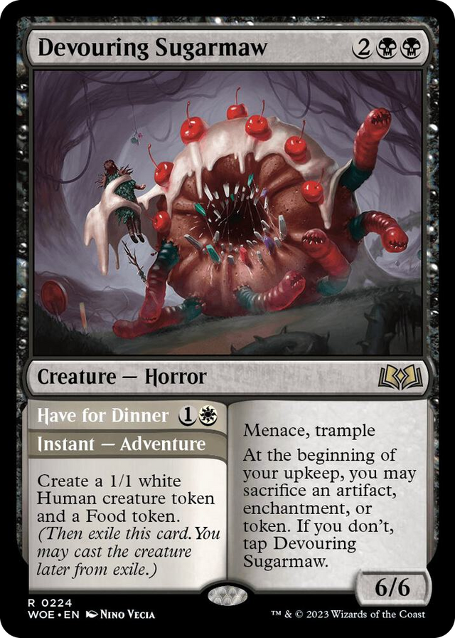 0224 Devouring Sugarmaw R Wilds of Eldraine