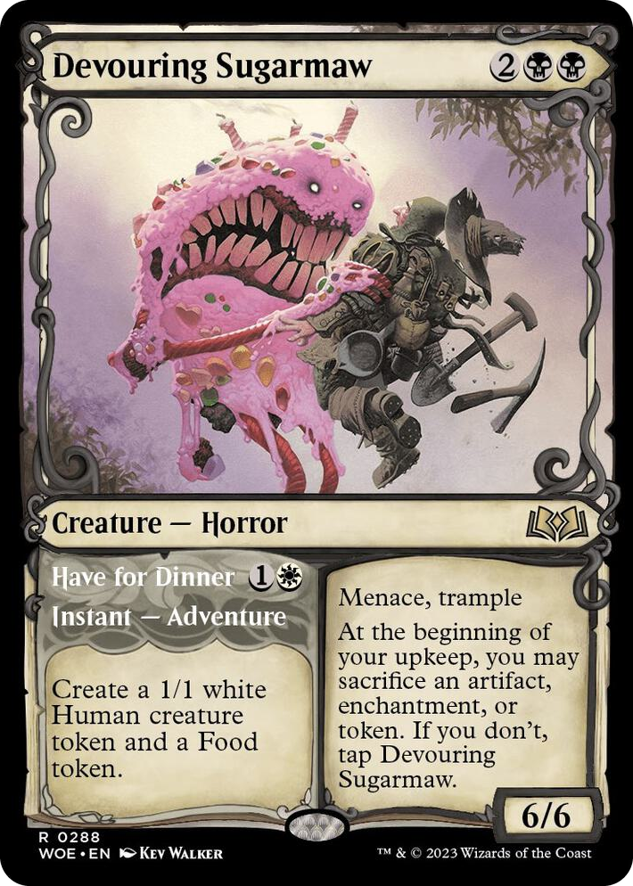 0288 Devouring Sugarmaw (Showcase) R Wilds of Eldraine