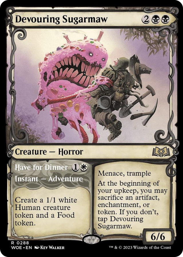 0288 Devouring Sugarmaw (Showcase) R Wilds of Eldraine
