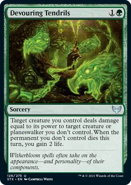 0126 Devouring Tendrils U Strixhaven: School of Mages