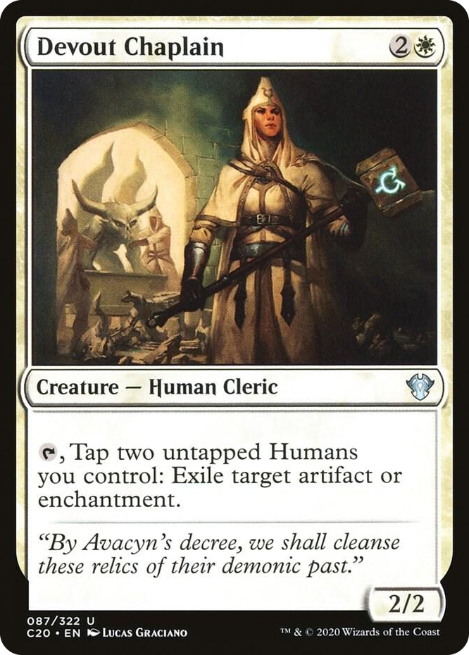 0087 Devout Chaplain U Commander 2020