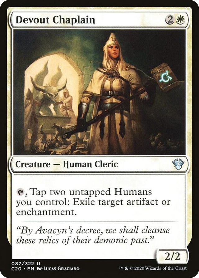 0087 Devout Chaplain U Commander 2020