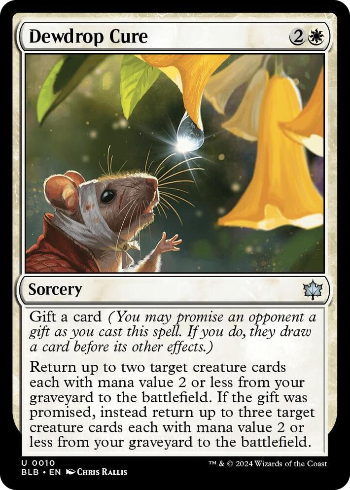 0010 Dewdrop Cure U Bloomburrow