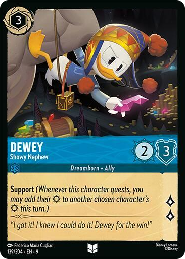 0139 Dewey - Showy Nephew Uncommon Fabled