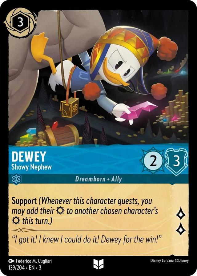 0139 Dewey - Showy Nephew Uncommon Into the Inklands