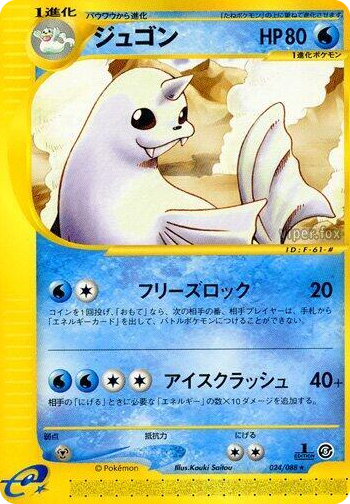 0024 Dewgong Rare Mysterious Mountains
