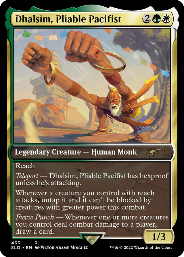 0433 Dhalsim, Pliable Pacifist R Secret Lair Drop Series